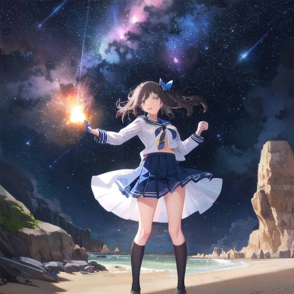 手から火
