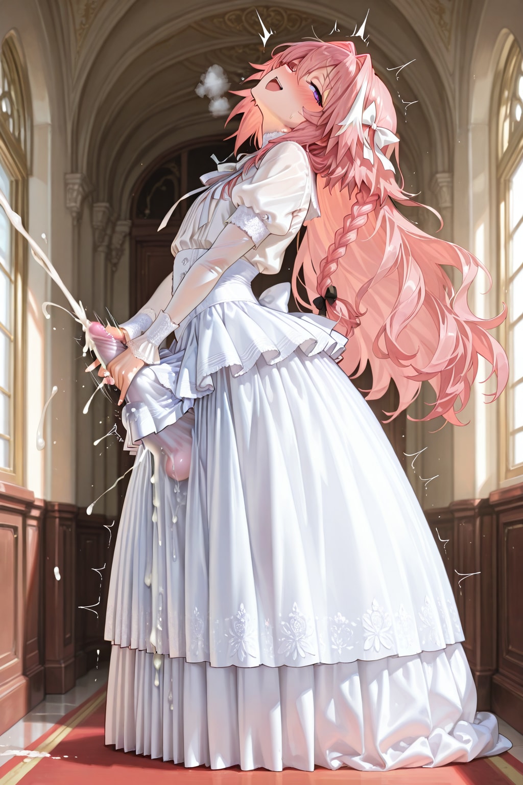 Astolfo wedding dress ejaculation