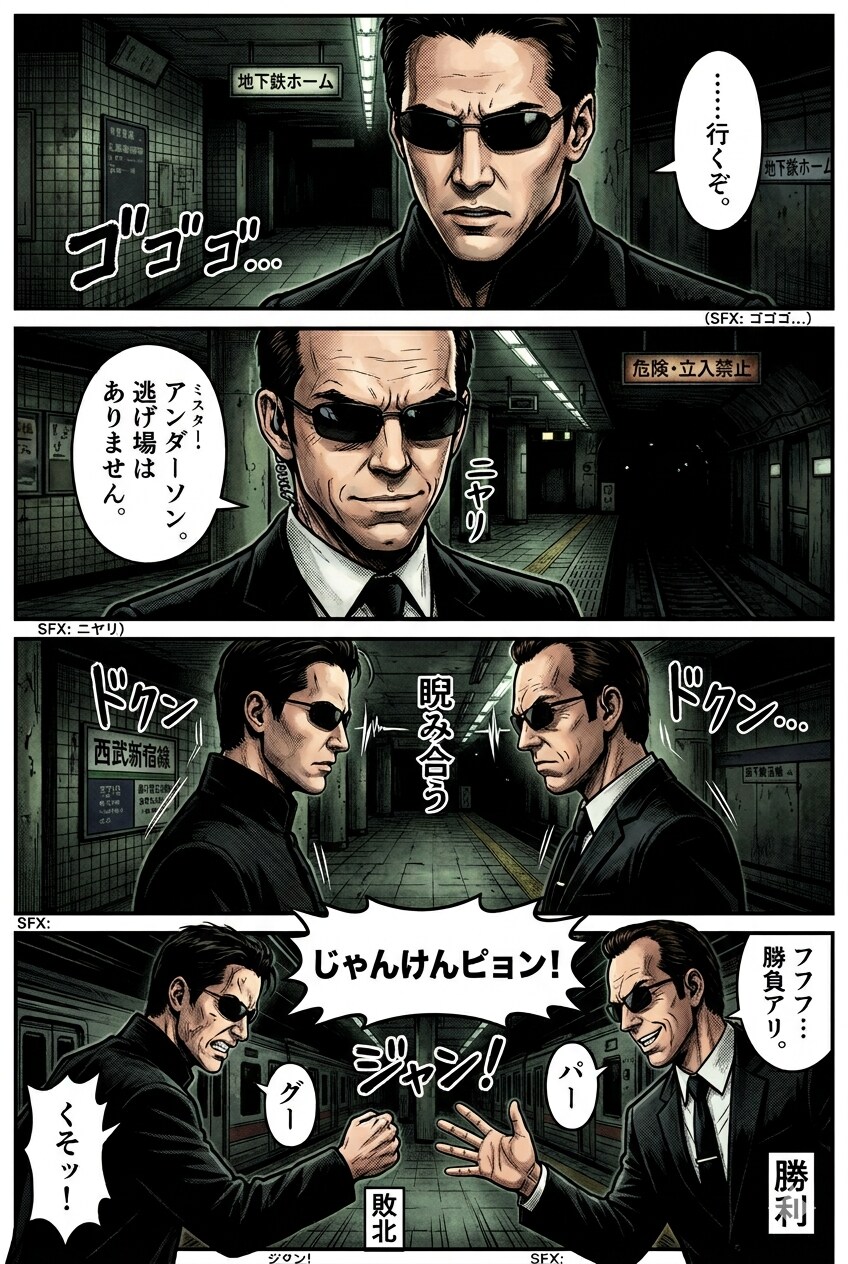 エージェントと遭遇