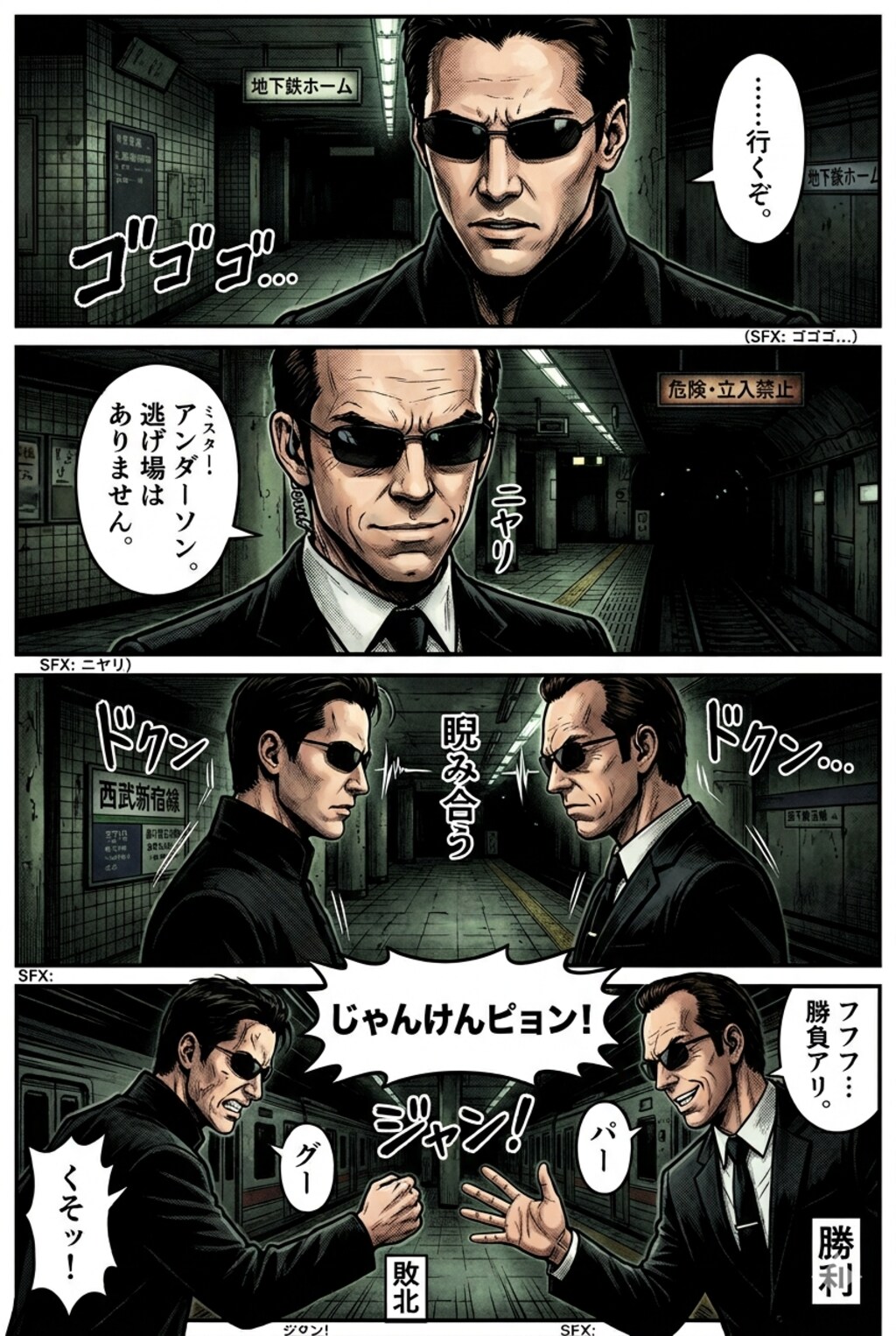 エージェントと遭遇