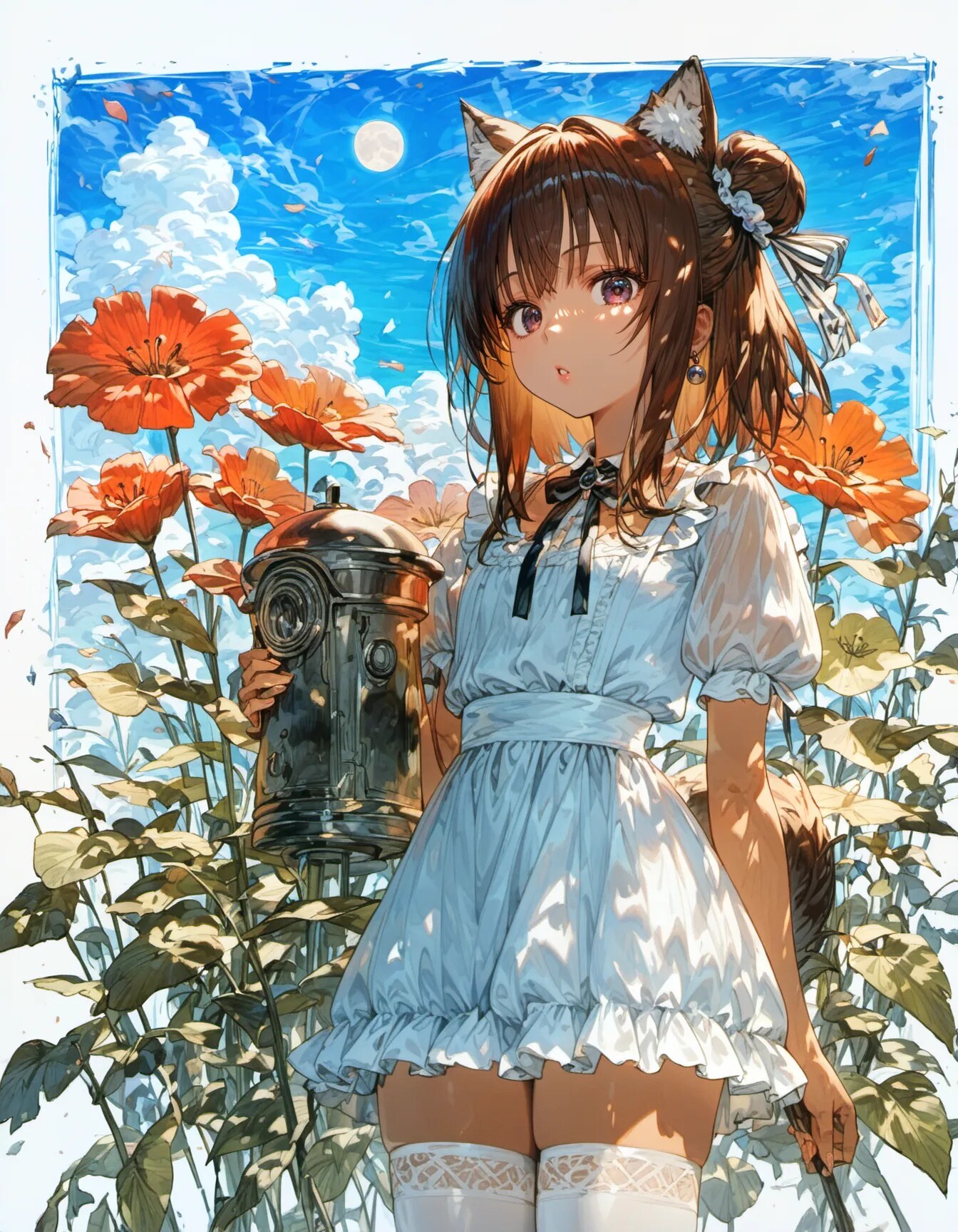 Moonflower Postgirl | の人気AIイラスト・グラビア