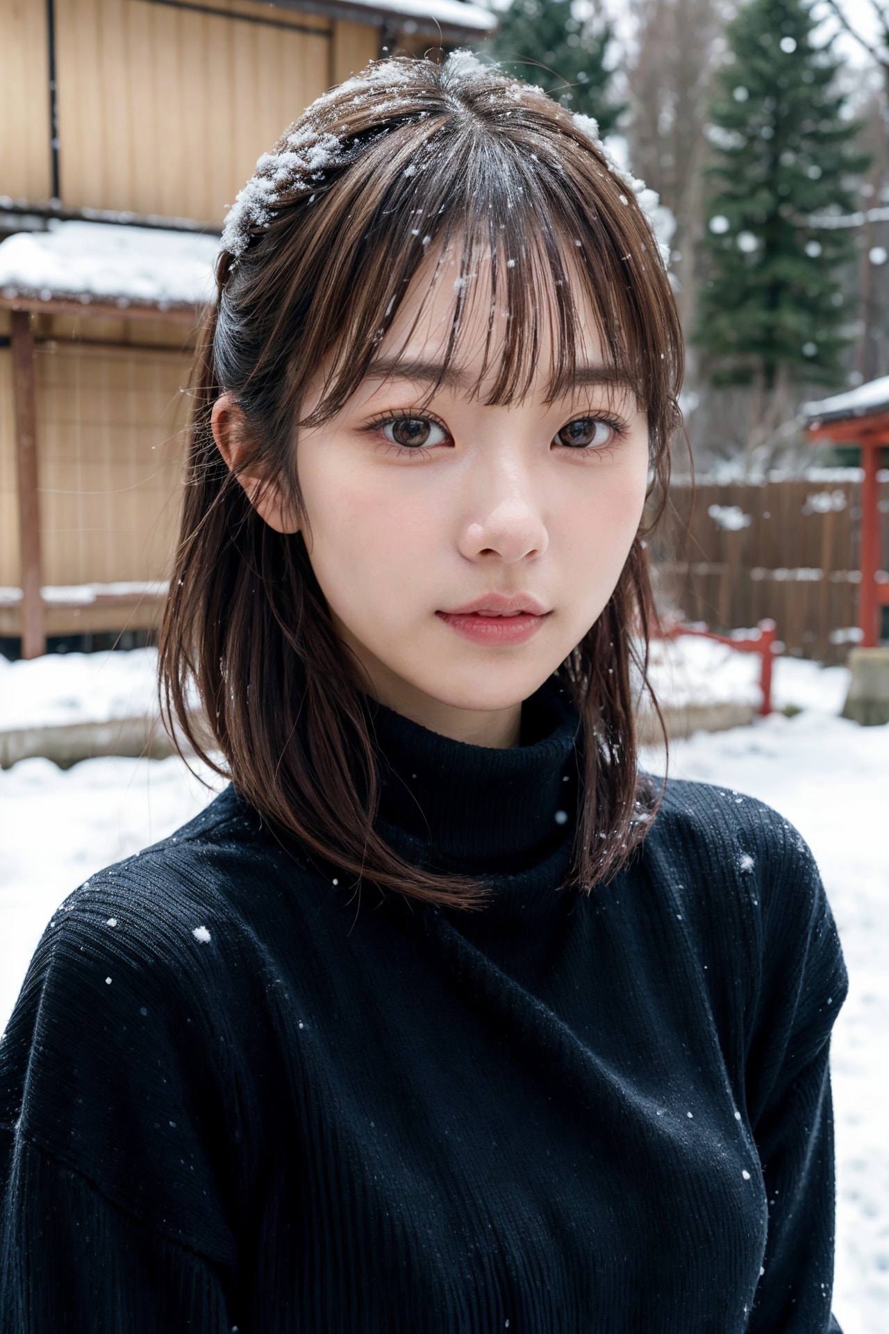 雪ポートレート 6/8