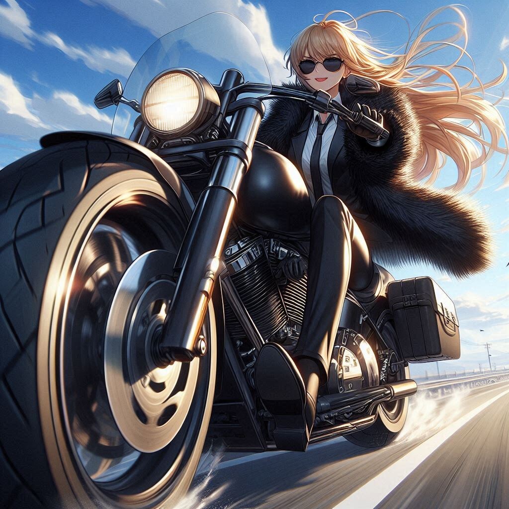 [曲付き]バイクで疾走エリザベス
