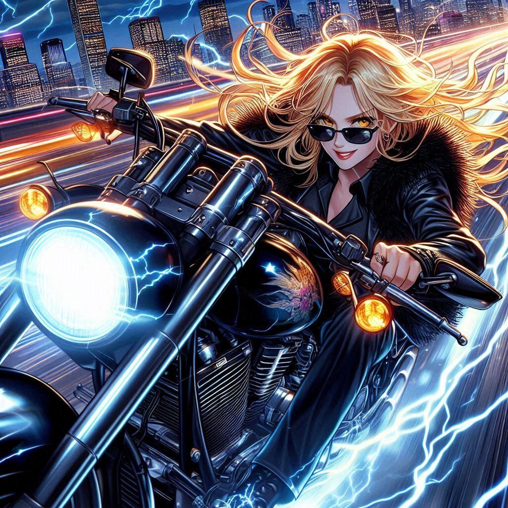 [曲付き]バイクで疾走エリザベス