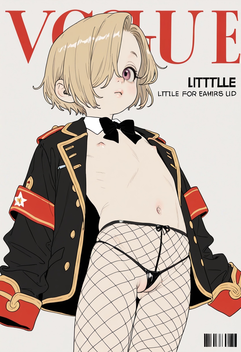 ミリジャケ網タイツ