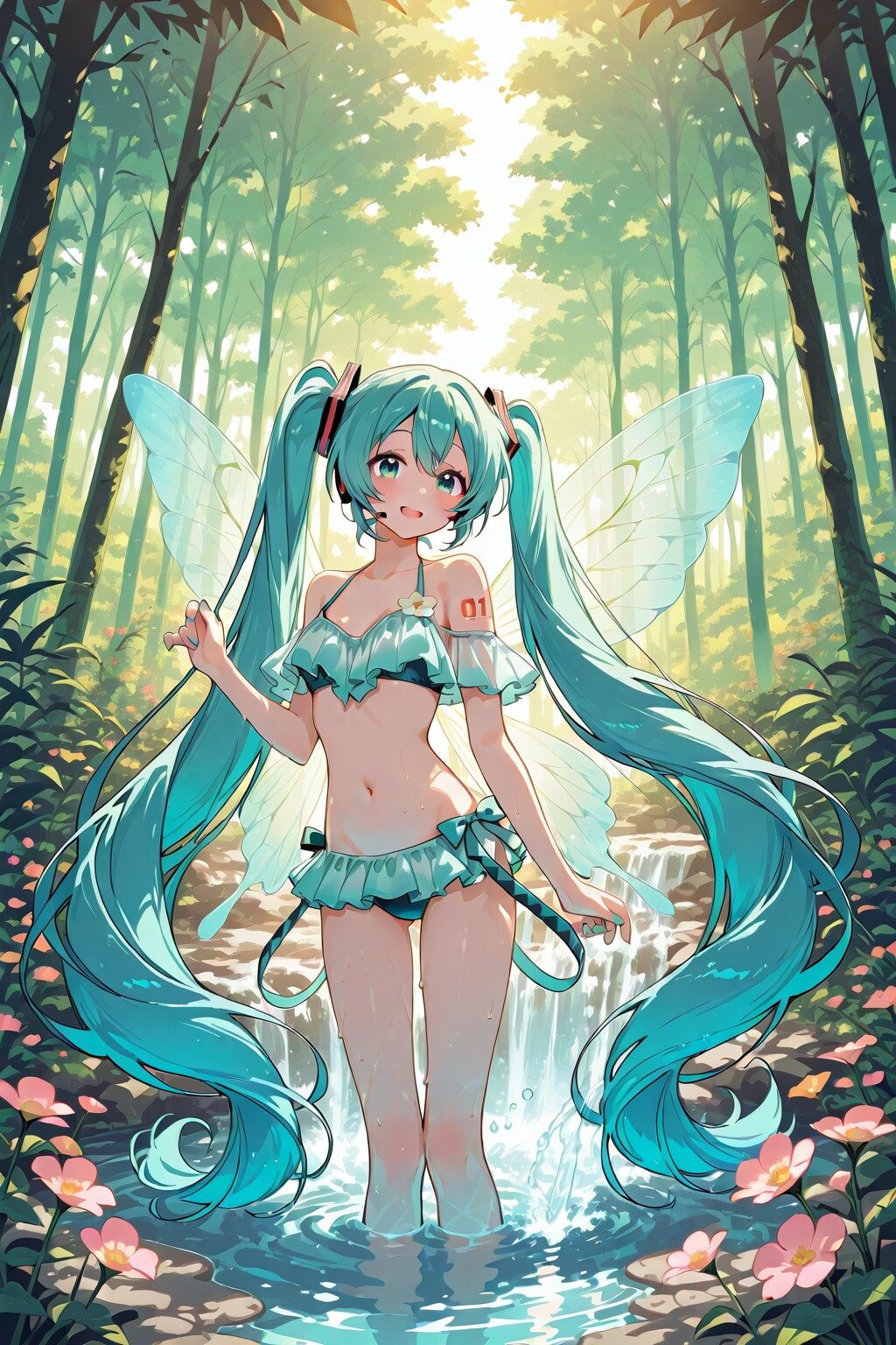 妖精の水遊び2