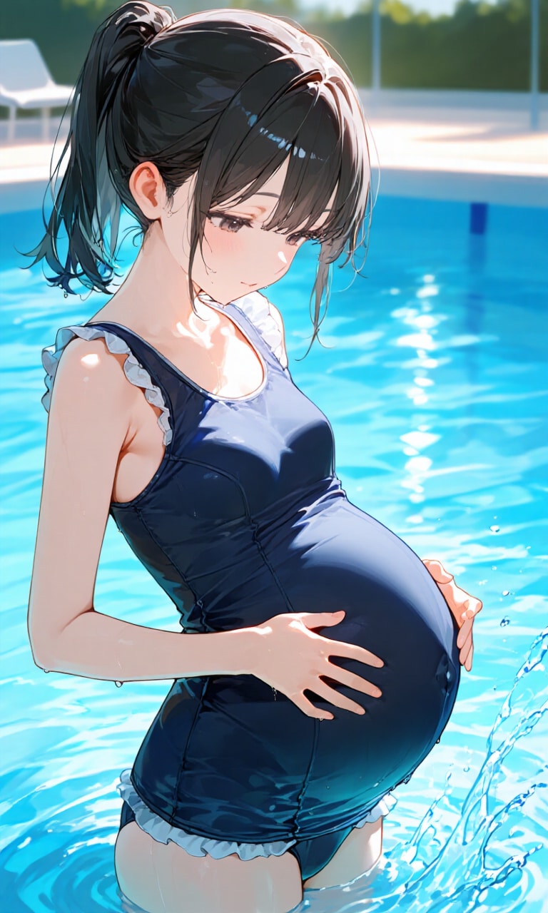 子供っぽい水着