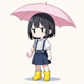 傘を持って出かける 3枚目