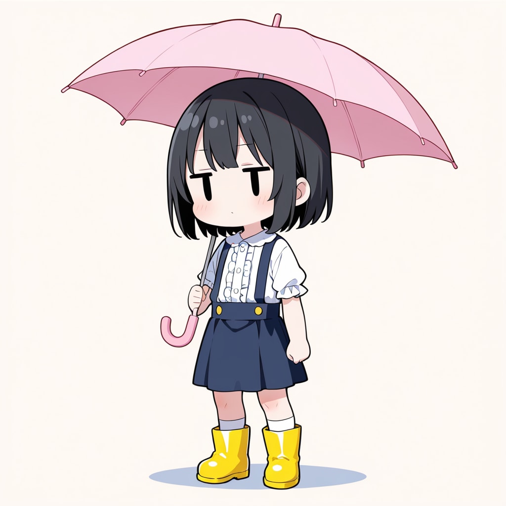 傘を持って出かける