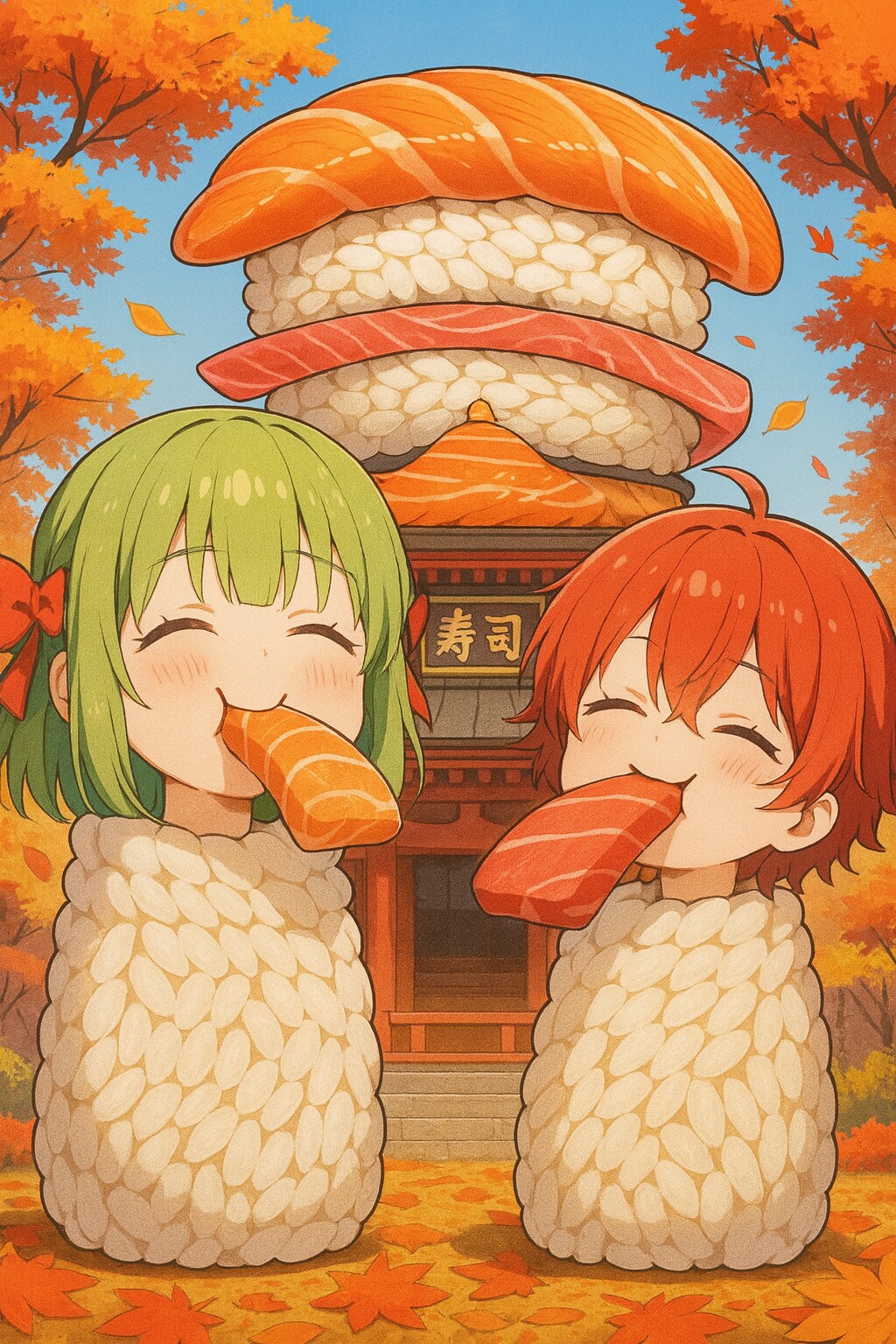 寿司食へば　寿司になるなり　寿司寺