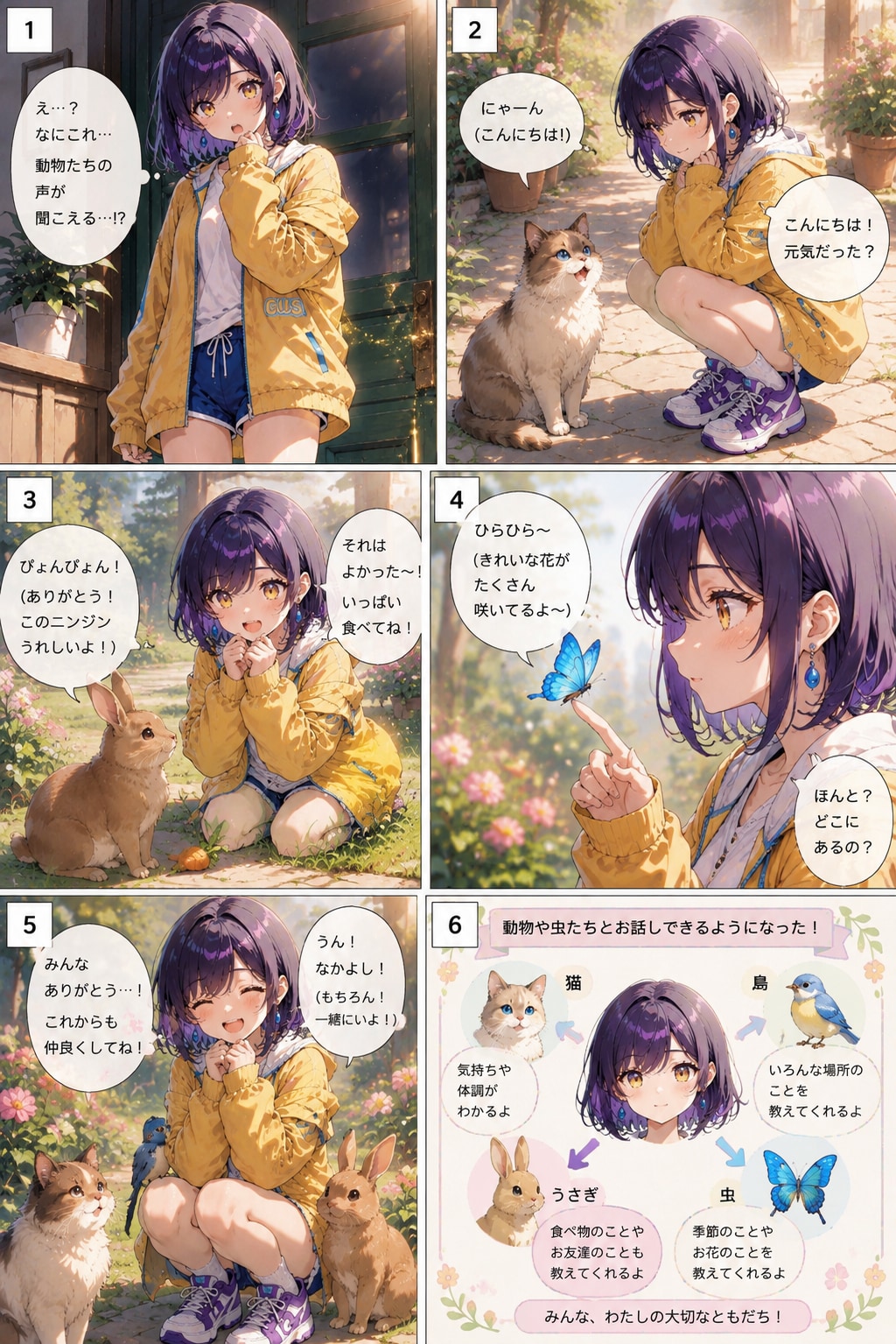 動物たちとお話しができる力 | の人気AIイラスト・グラビア