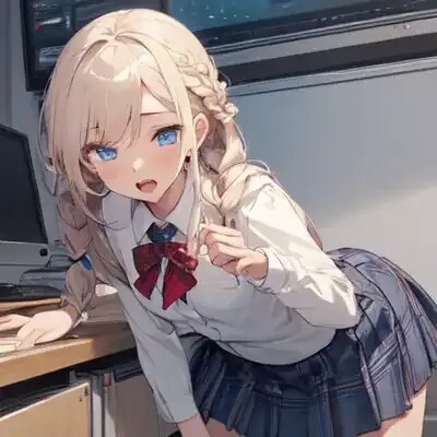 無理に笑う