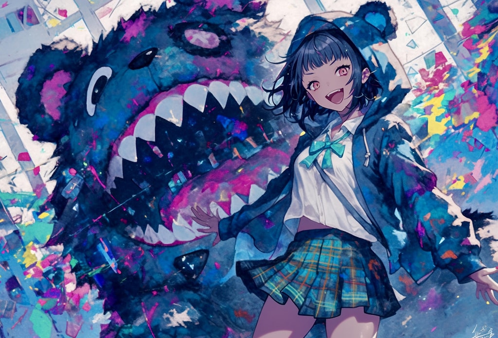 カラフル✖︎くま娘🐾