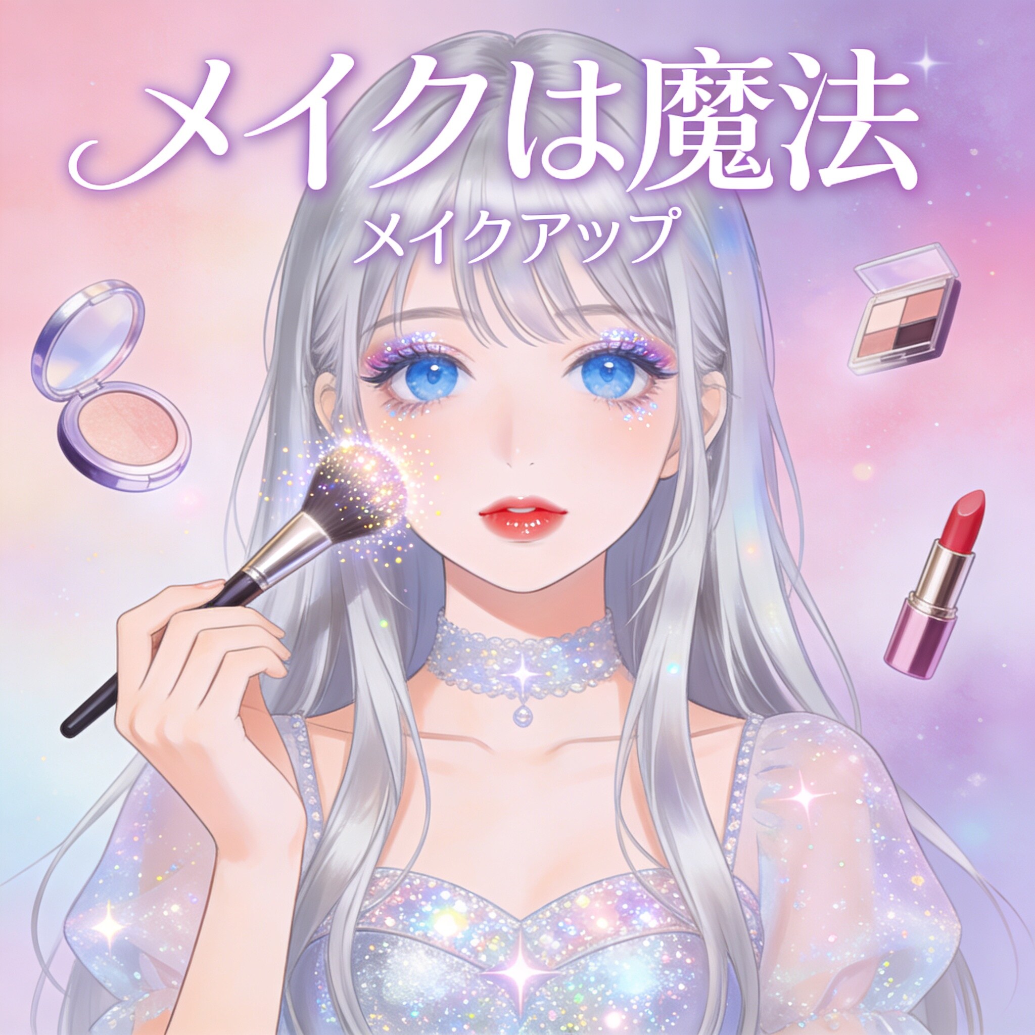 メイクは魔法 | の人気AIイラスト・グラビア