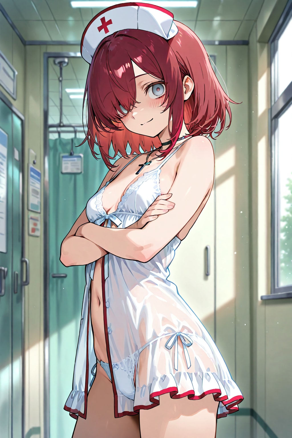 白or黒？ベビードール[ナース]