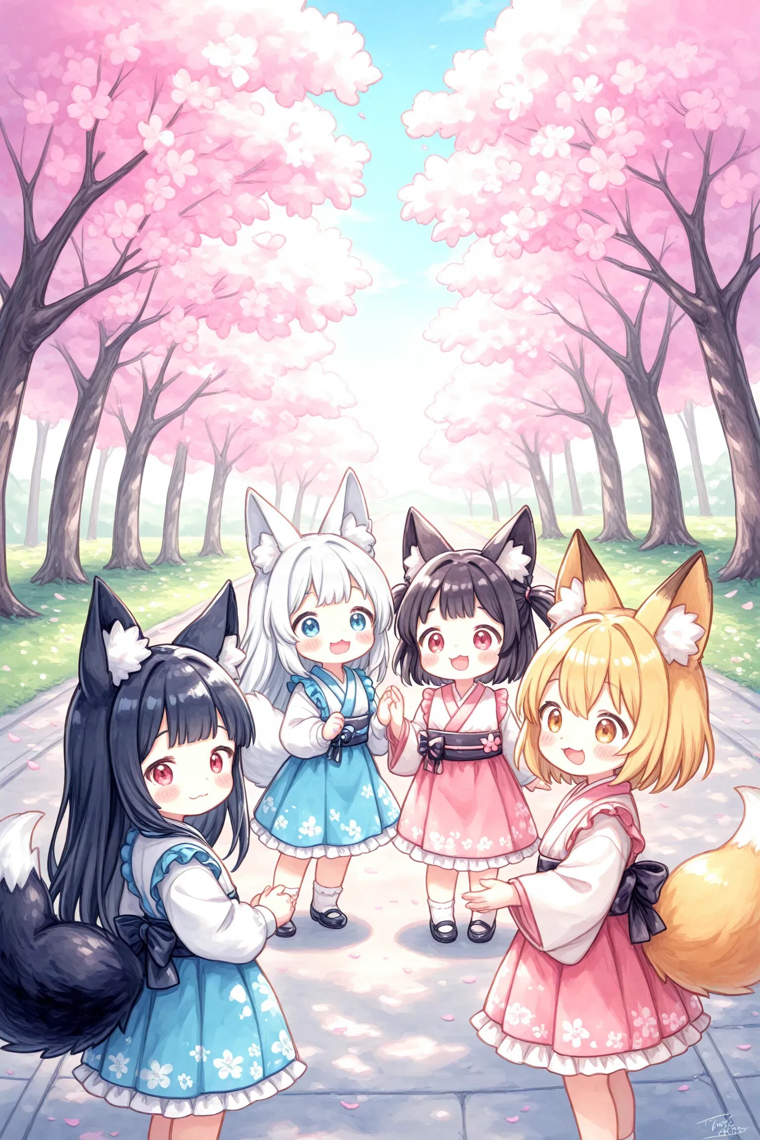 桜 | の人気AIイラスト・グラビア