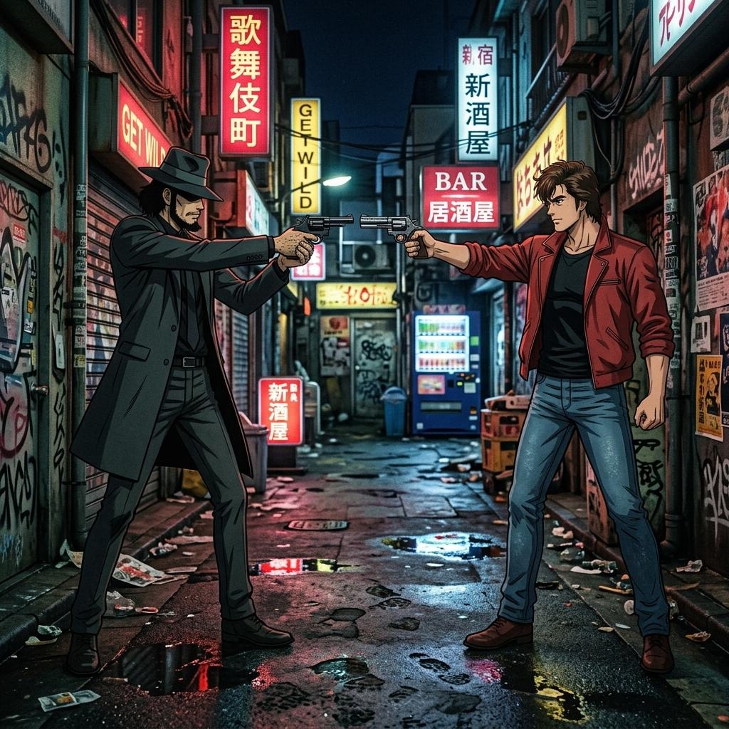 次元大介 vs 冴羽獠