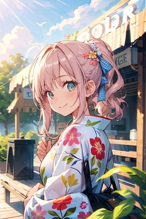浴衣の女性