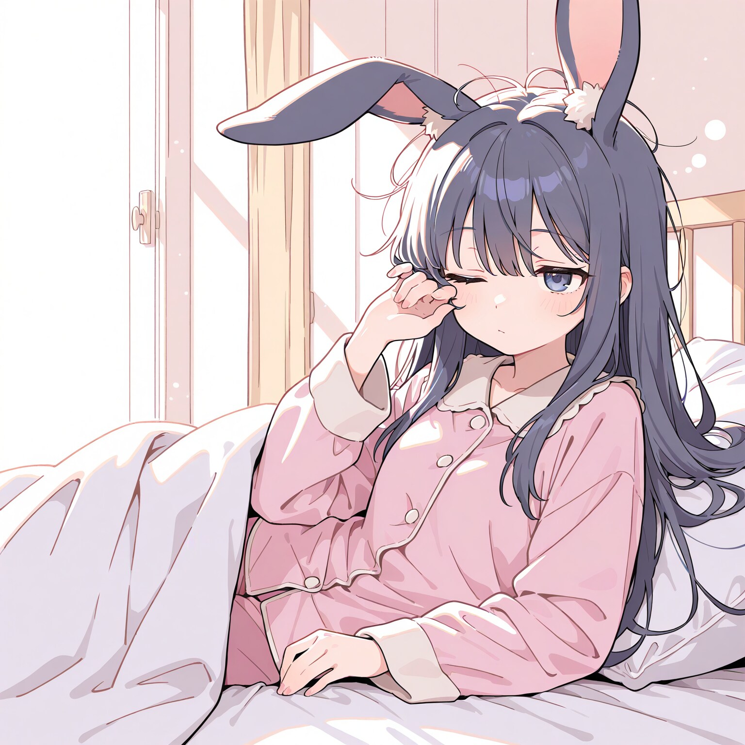 あ、おはよ💤🐇🐇