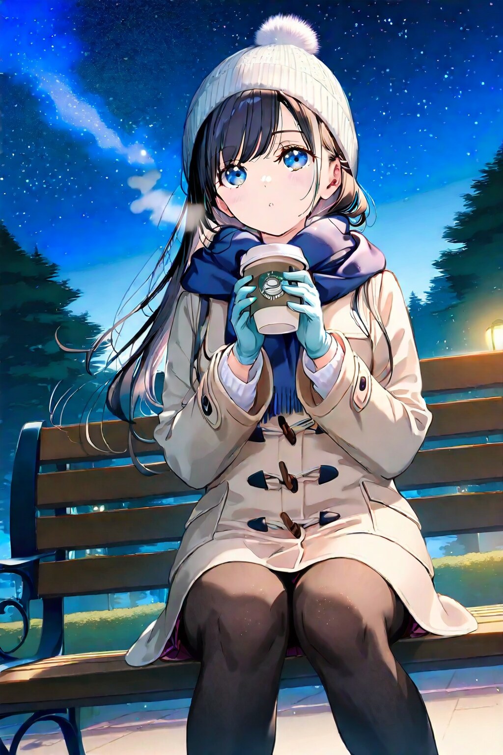 秋の夜空(WAVE) | の人気AIイラスト・グラビア