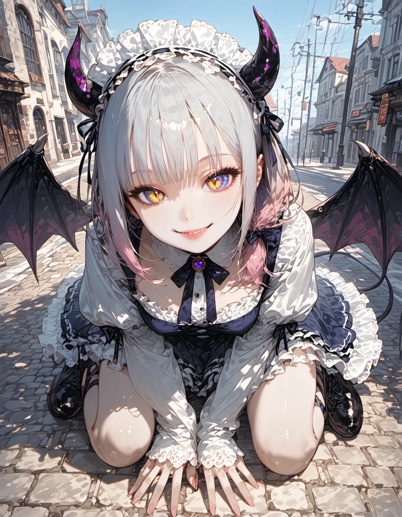 The Gothic Alley Demoness | の人気AIイラスト・グラビア