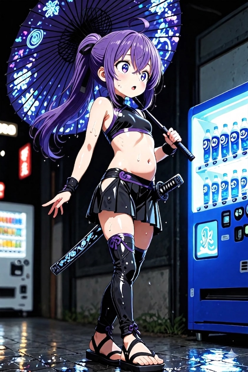 ホットドリンクを探すクノイチ | の人気AIイラスト・グラビア