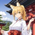 狐の巫女さん　オリキャラ 7枚目