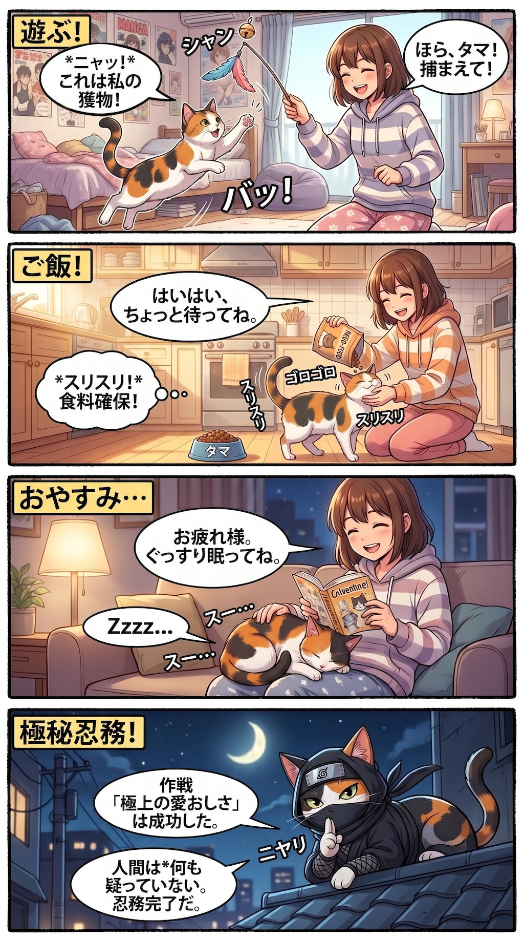 猫はかわいいのが仕事