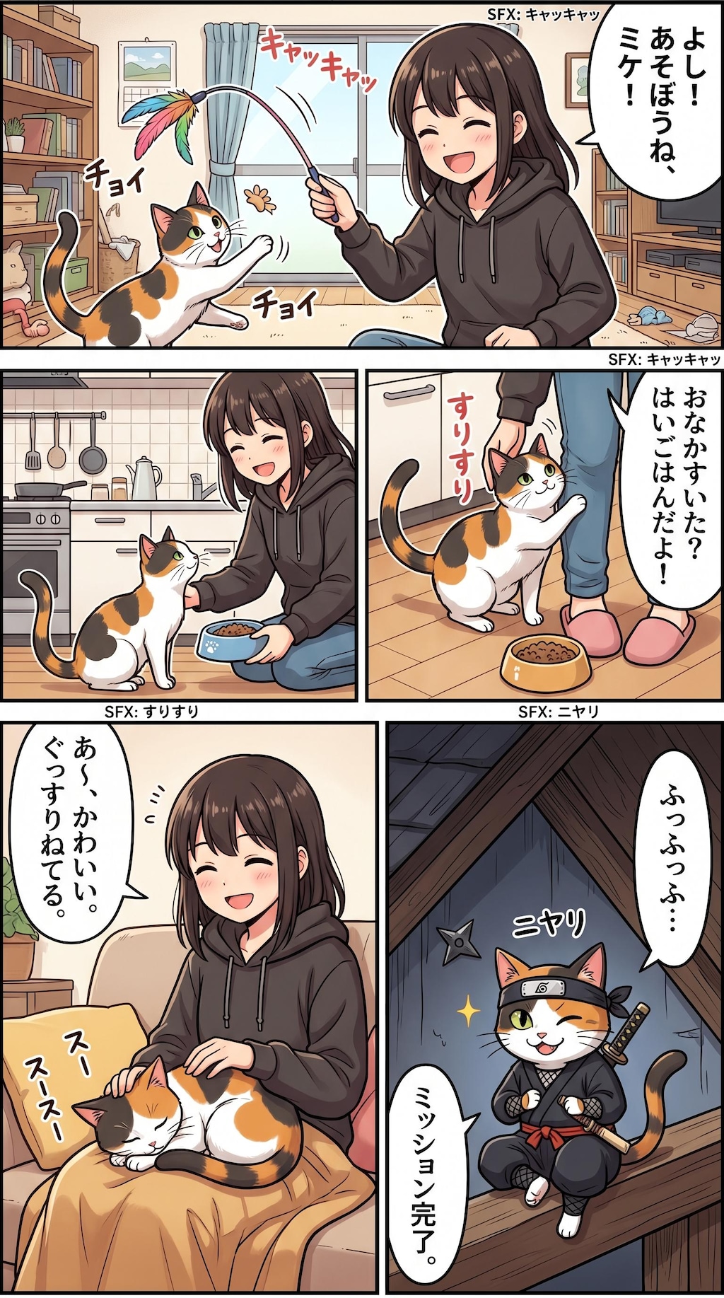猫はかわいいのが仕事