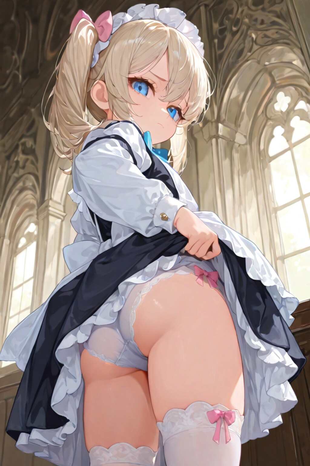 金髪メイド②