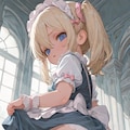 金髪メイド② 4枚目