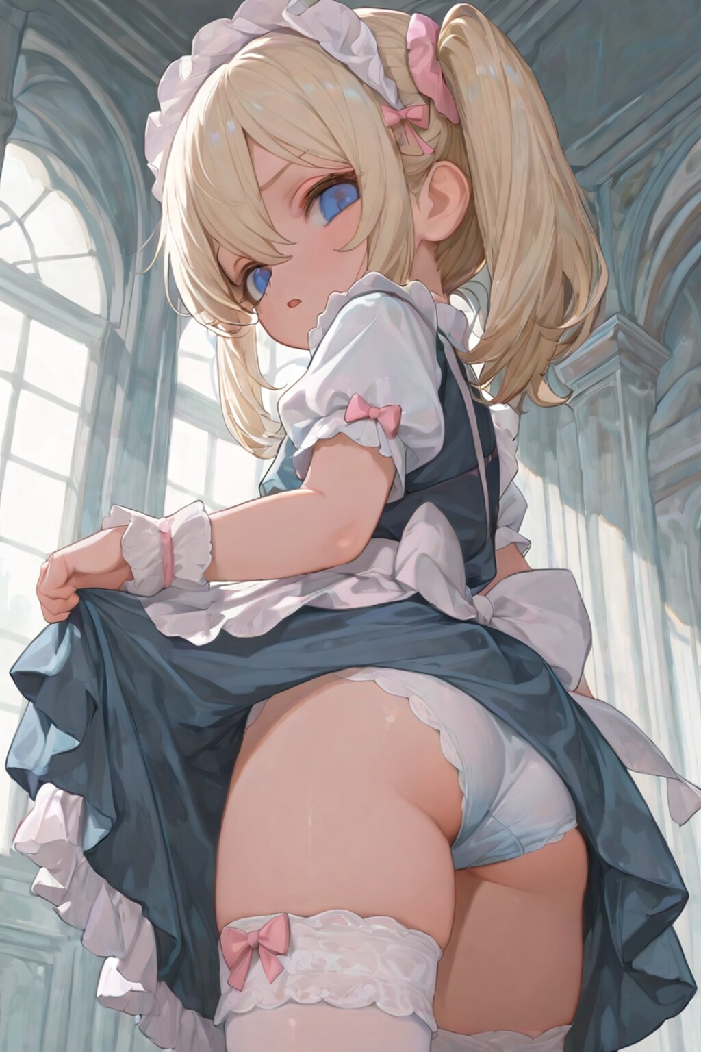 金髪メイド②