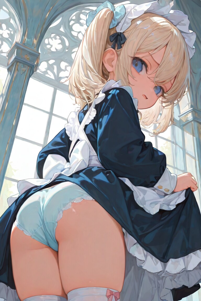 金髪メイド②