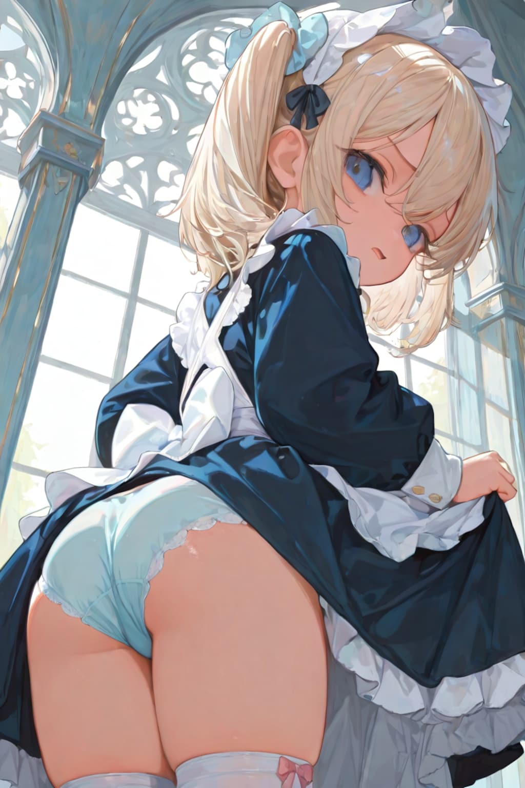 金髪メイド②