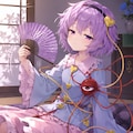扇子とさとりちゃん 2枚目