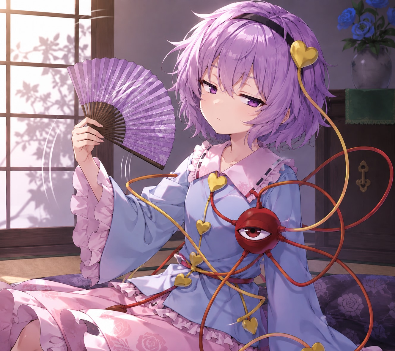 扇子とさとりちゃん