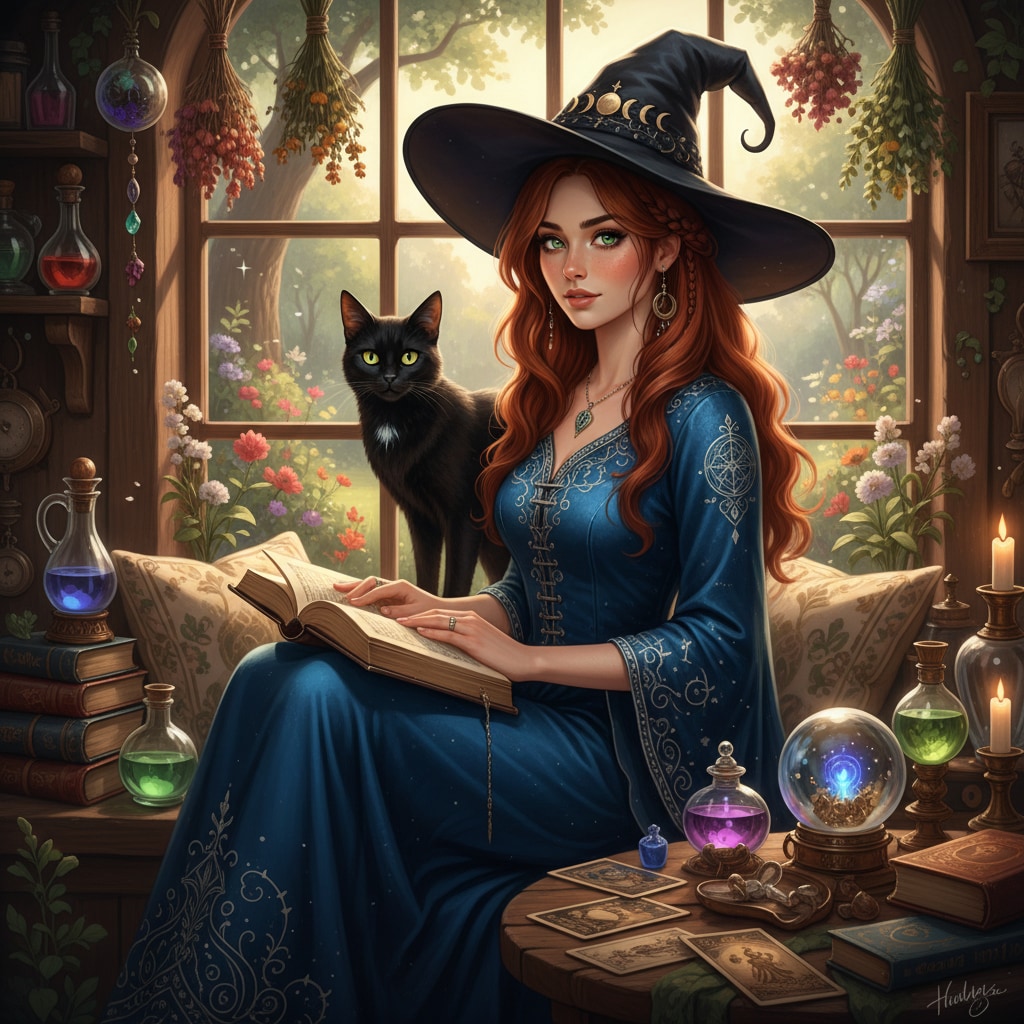 魔女と相棒 | の人気AIイラスト・グラビア