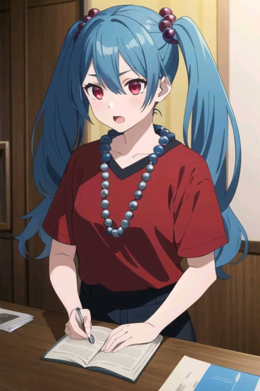 お嬢様はメモを