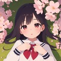 桜の木の下で 4枚目