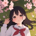 桜の木の下で 9枚目