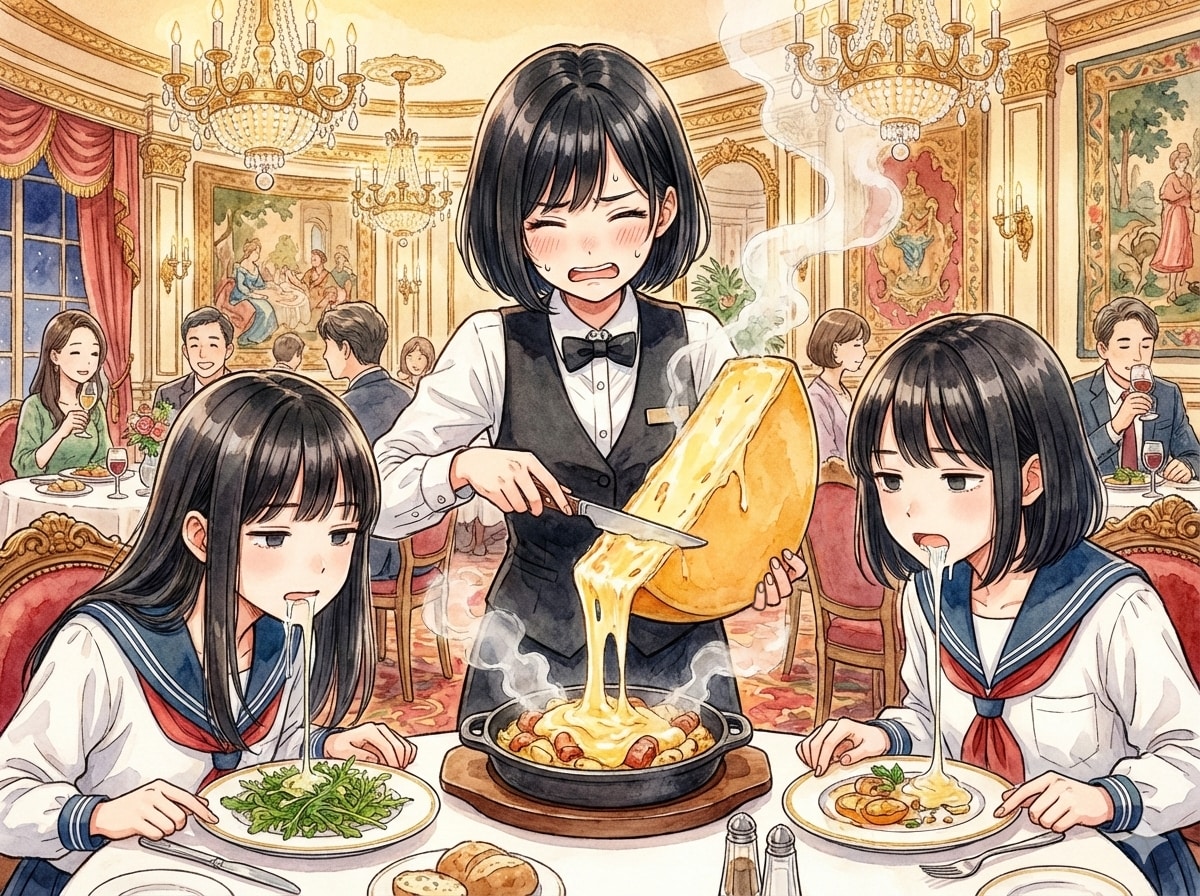 バイト先に押しかけて来たチーズな奴ら | の人気AIイラスト・グラビア