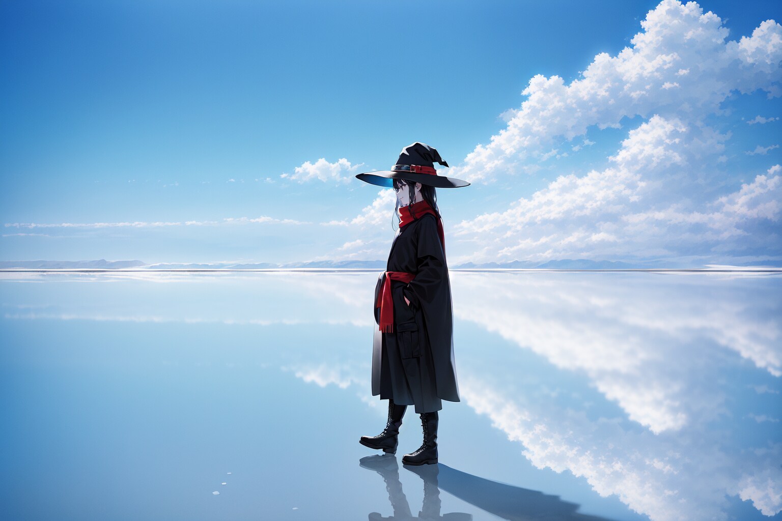 ウユニ塩湖と魔女