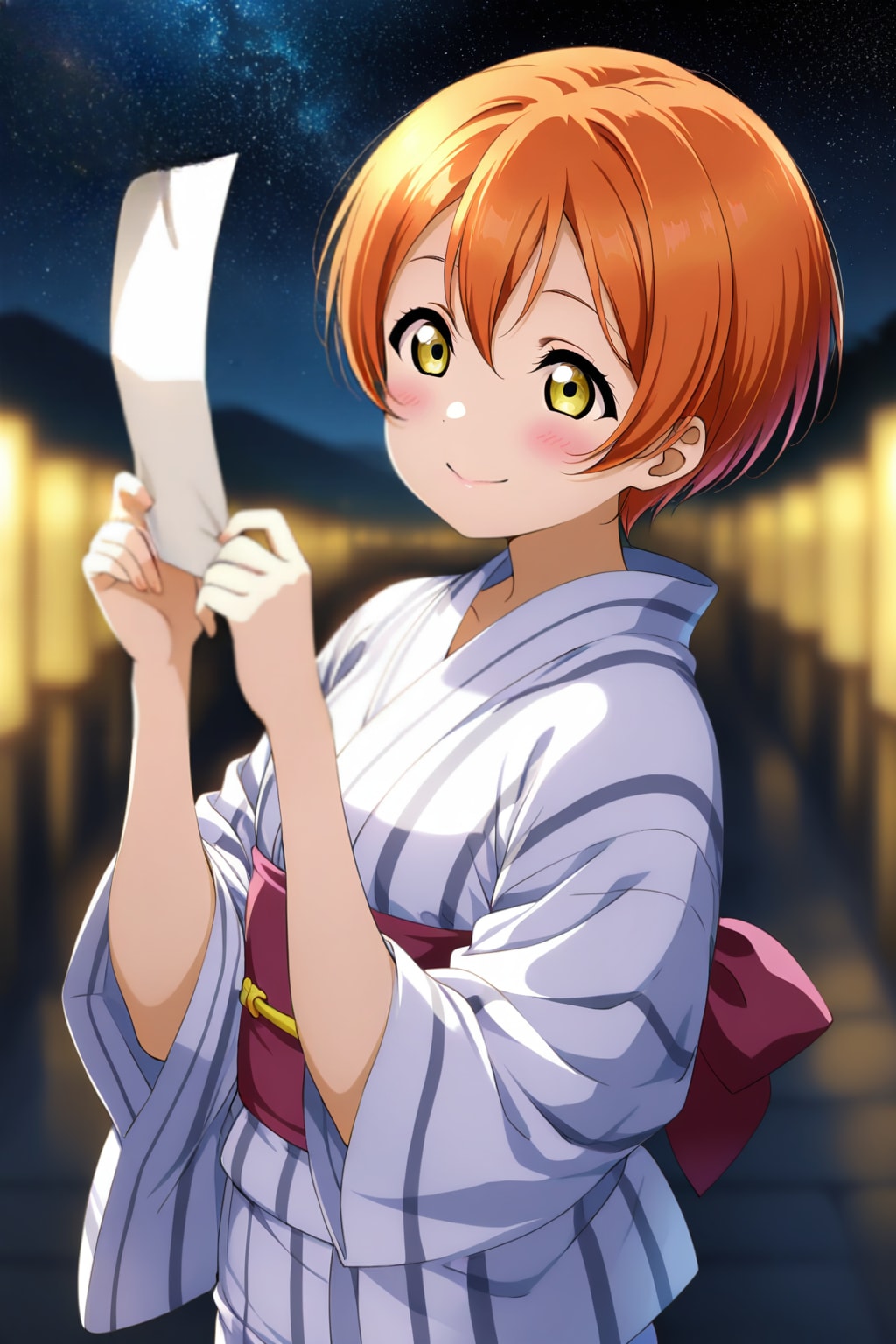 星空凛の七夕で星に願いを🎋👘❤️