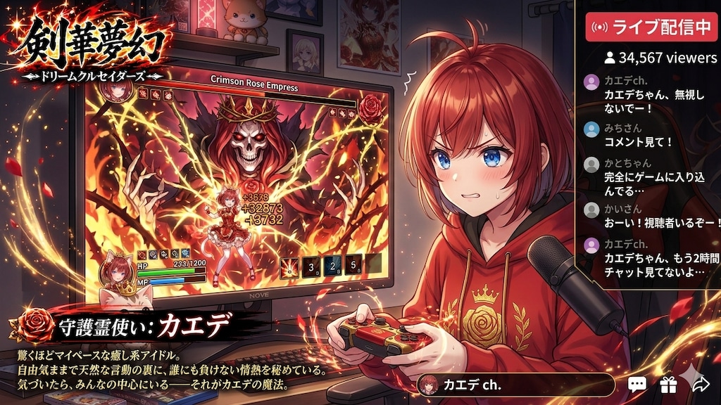 🎮【剣華夢幻】キャラビルドで理想の守護霊使いを作るべ〜！！