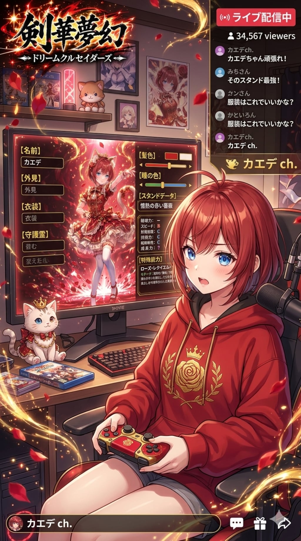 🎮【剣華夢幻】キャラビルドで理想の守護霊使いを作るべ〜！！