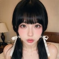 黒髪ツインテール「口でぬいてあげるね」 6枚目