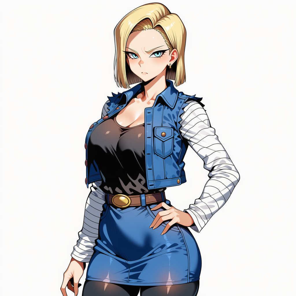 【リクエスト・ボツ絵含む】18号さんの立ちポーズを投稿しますの