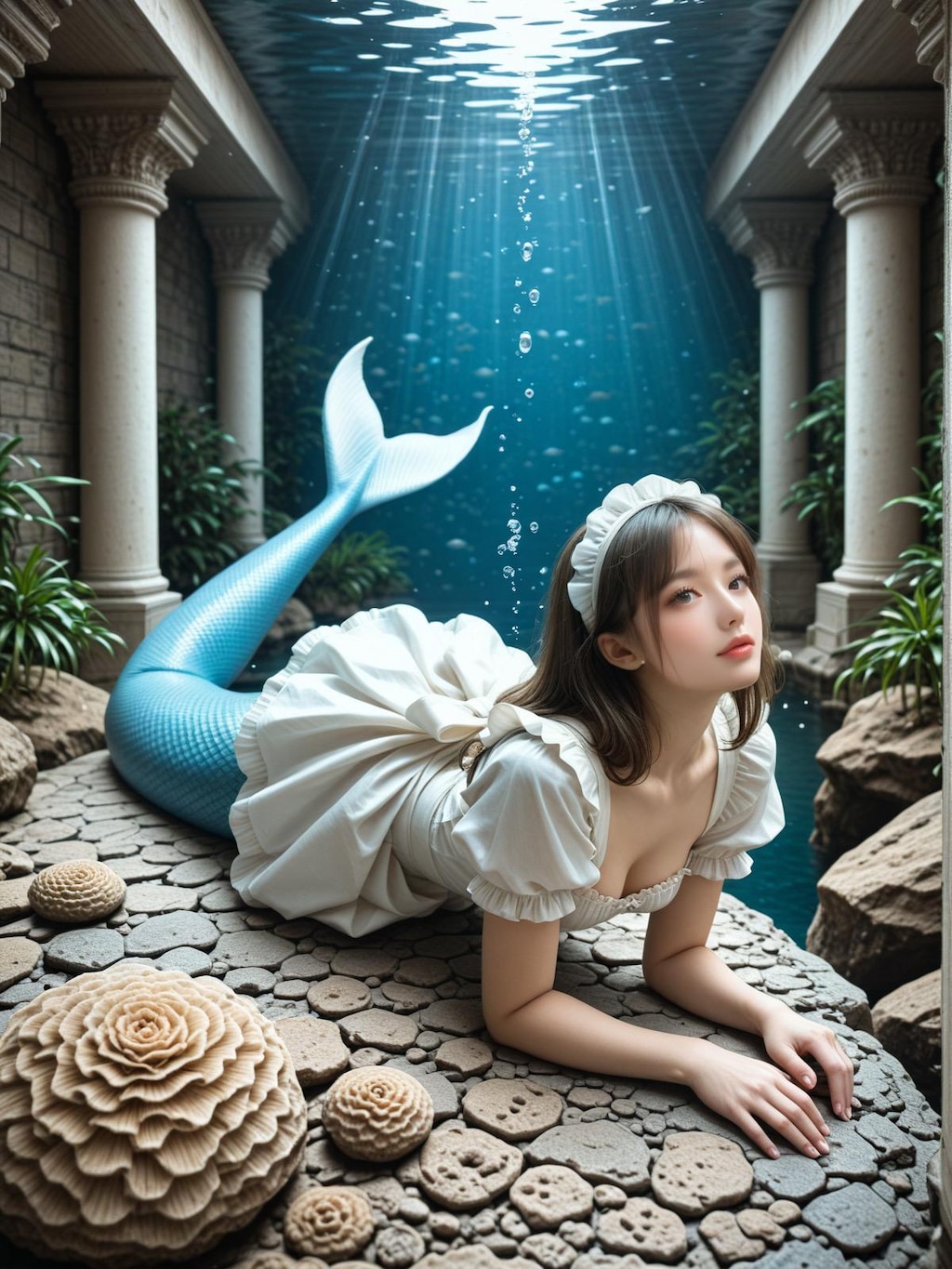 マァ、メイド生成してみました (SD-XL版)