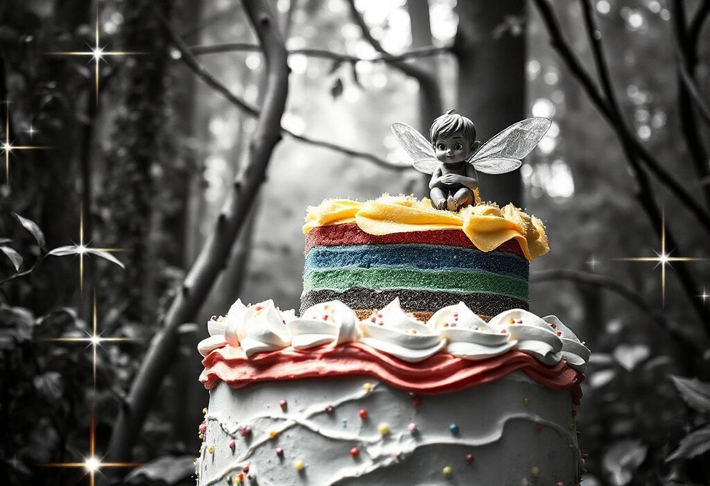 二枚目は金属のケーキ