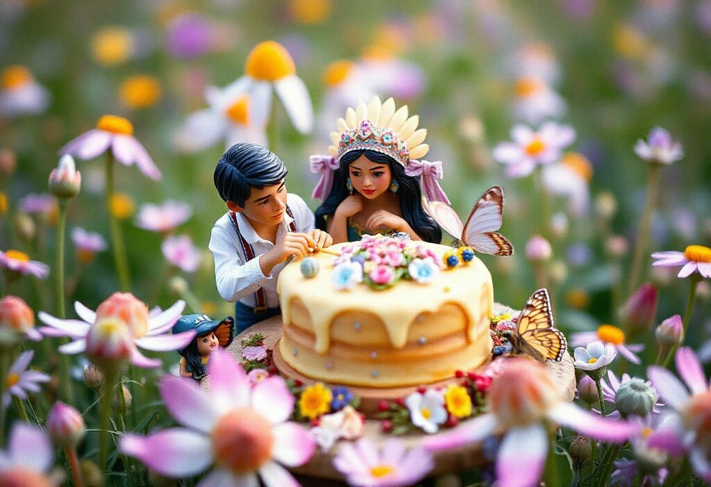 二枚目は金属のケーキ